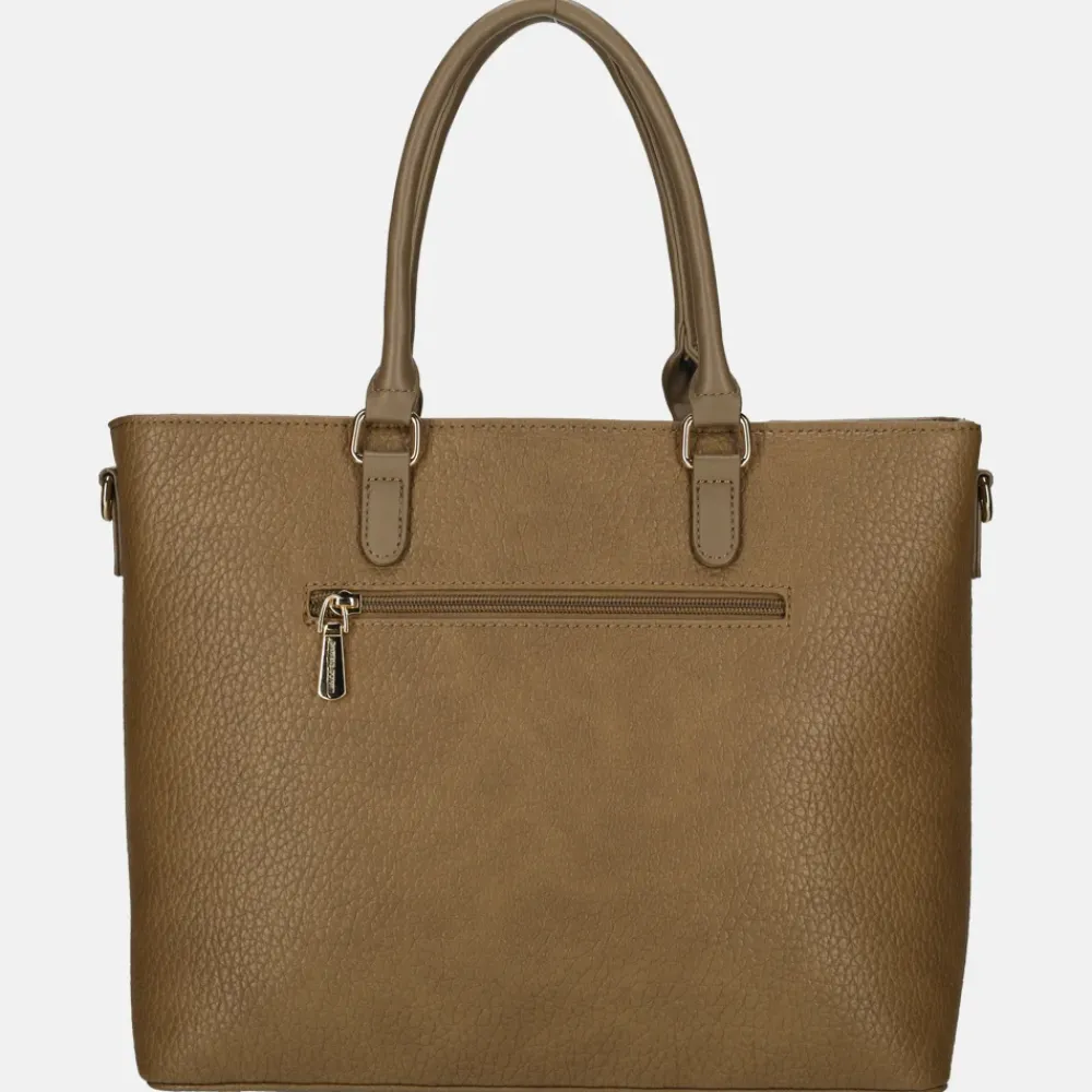 Handtassen^Daniele Donati handtas M dark taupe