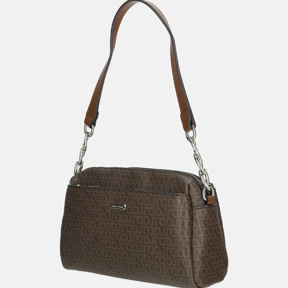 Crossbody Tassen^David Jones crossbody tas dark brown