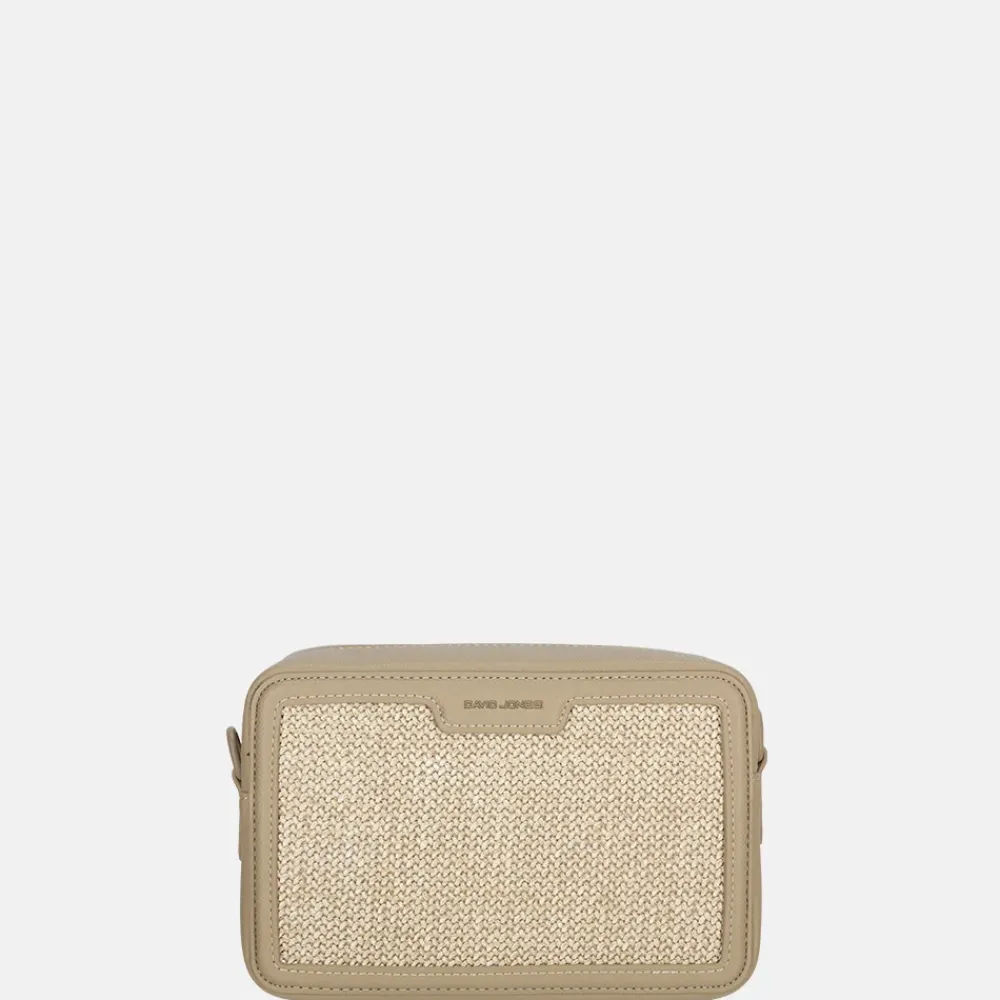 Crossbody Tassen^David Jones crossbody tas raffia taos taupe