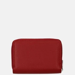 Dames Portemonnees^David Jones portemonnee S dark red