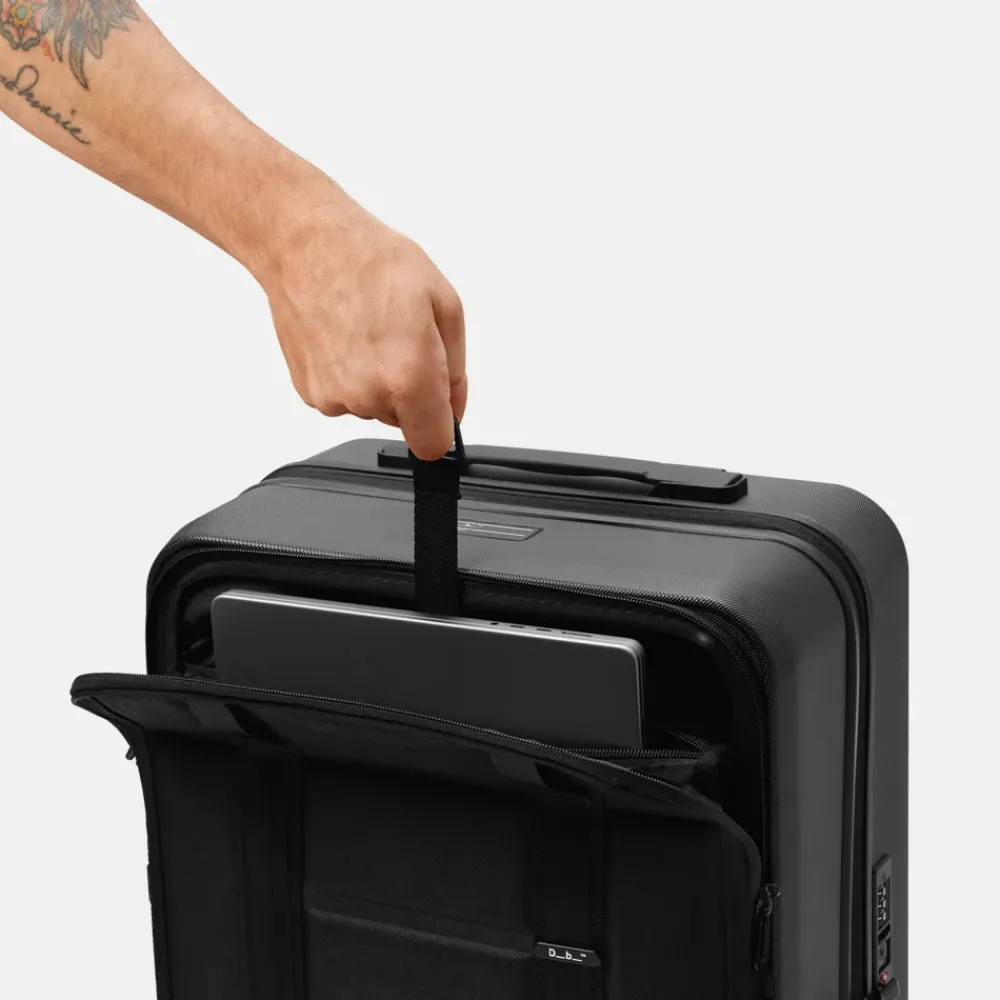 Handbagage Koffers^Db Journey Front-Access Ramverk Carry-on handbagage koffer 55cm black out