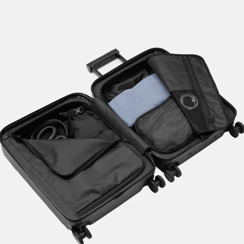 Handbagage Koffers^Db Journey Front-Access Ramverk Carry-on handbagage koffer 55cm black out