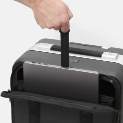 Handbagage Koffers^Db Journey Frontpocket Ramverk Pro Carry-on handbagage koffer 56 cm Silver