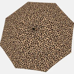 Paraplu'S^Doppler Derby automatic opvouwbare paraplu leopard