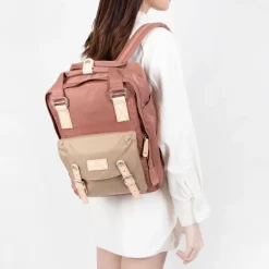 Vrijetijd Rugzakken | School Rugzakken^Doughnut Macaroon rugzak 14 inch chestnut almond