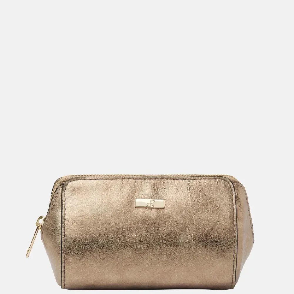 Make-Up Tasjes^DR Amsterdam make-up tas/etui gold