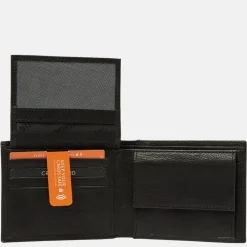 Heren Portemonnees^DR Amsterdam Milan billfold black