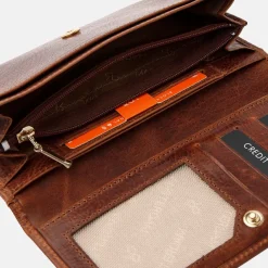 Dames Portemonnees^DR Amsterdam portemonnee cognac