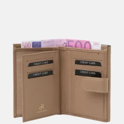Dames Portemonnees^DR Amsterdam Porto portemonnee M burro