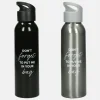 Drinkflessen | School Accessoires^Duifhuizen drinkfles zwart/zilver