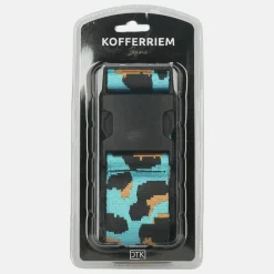 Kofferriemen^Duifhuizen kofferriem panther light blue