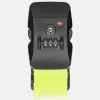 Kofferriemen^Duifhuizen kofferriem TSA neon yellow