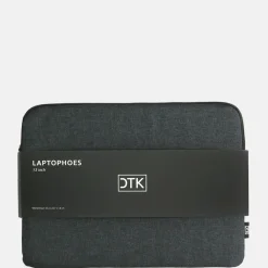 School Accessoires | Gepersonaliseerde Laptophoezen^Duifhuizen laptophoes 13 inch zwart denim