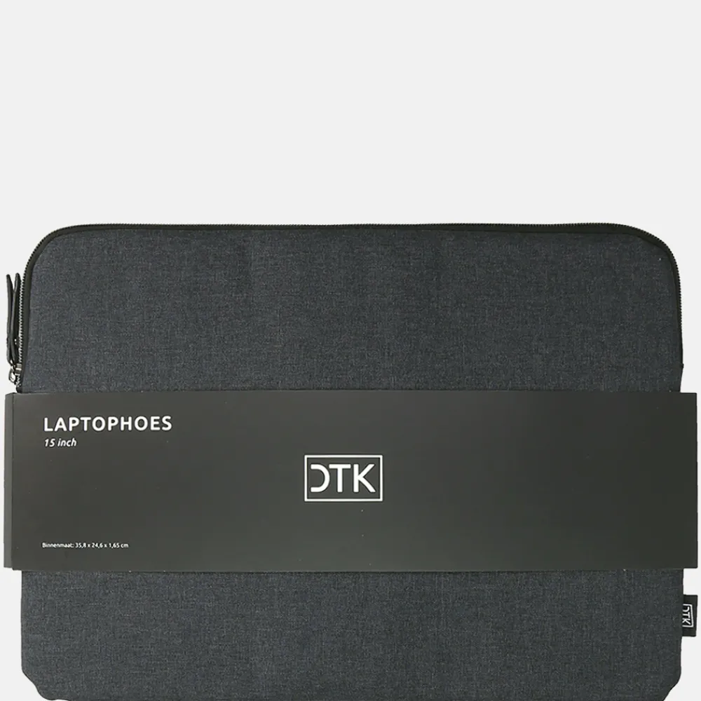 School Accessoires | Gepersonaliseerde Laptophoezen^Duifhuizen laptophoes 15 inch zwart denim