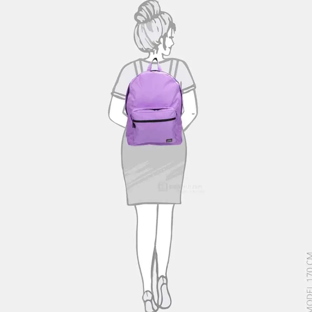 School Rugzakken | School Rugzakken^Duifhuizen laptoprugzak 15 inch lavender