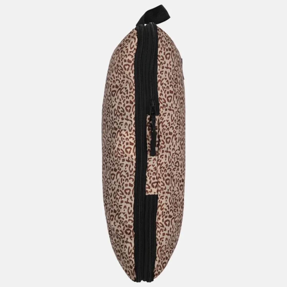 Inpakaccessoires^Duifhuizen packing cubes set compressie panter print
