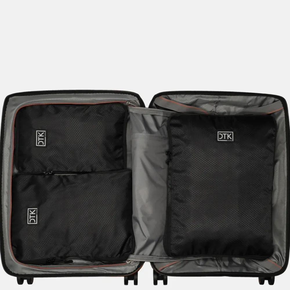 Inpakaccessoires^Duifhuizen packing cubes set compressie zwart