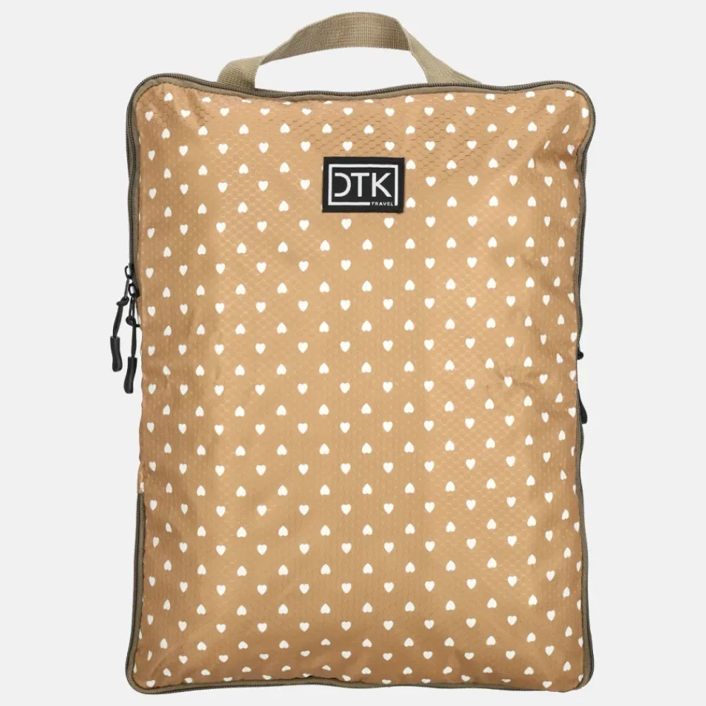 Inpakaccessoires^Duifhuizen packing cubes set compressie taupe