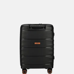 Handbagage Koffers^Duifhuizen Paloma handbagage koffer 55 cm black/copper