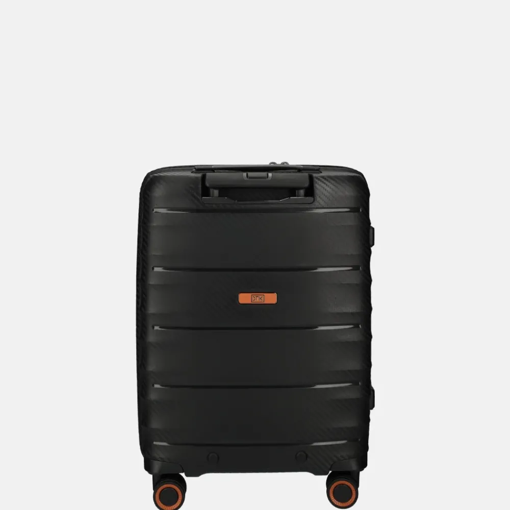 Handbagage Koffers^Duifhuizen Paloma handbagage koffer 55 cm black/copper