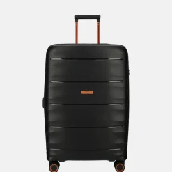 Reiskoffers^Duifhuizen Paloma reiskoffer 67 cm black/copper