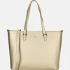 Shoppers^Duifhuizen Saffiano shopper L gold