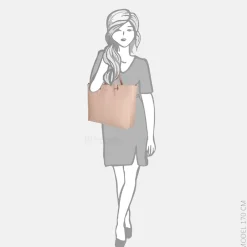 Shoppers^Duifhuizen Saffiano shopper L oudroze