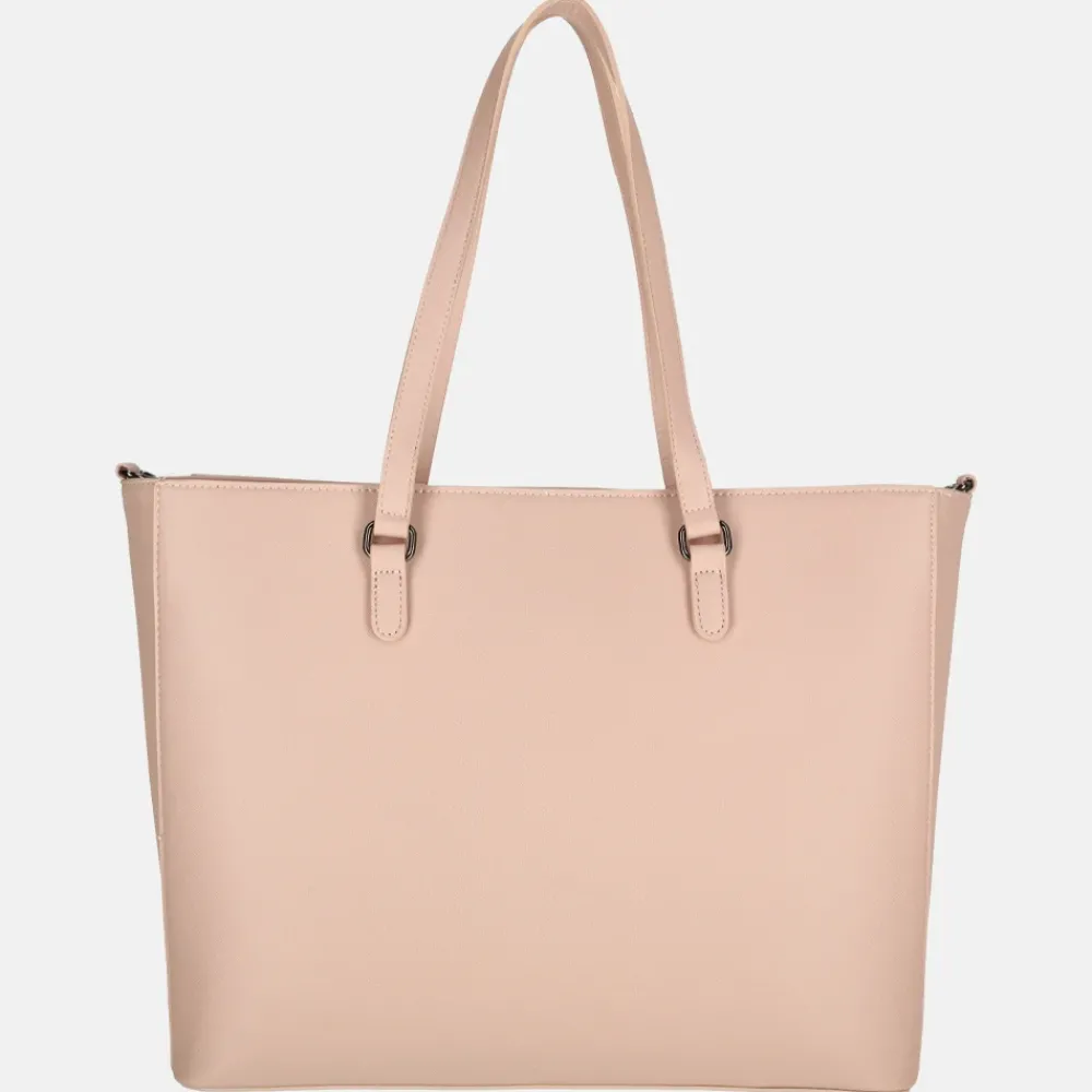 Shoppers^Duifhuizen Saffiano shopper L oudroze