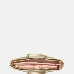 Shoppers^Duifhuizen Saffiano shopper L gold