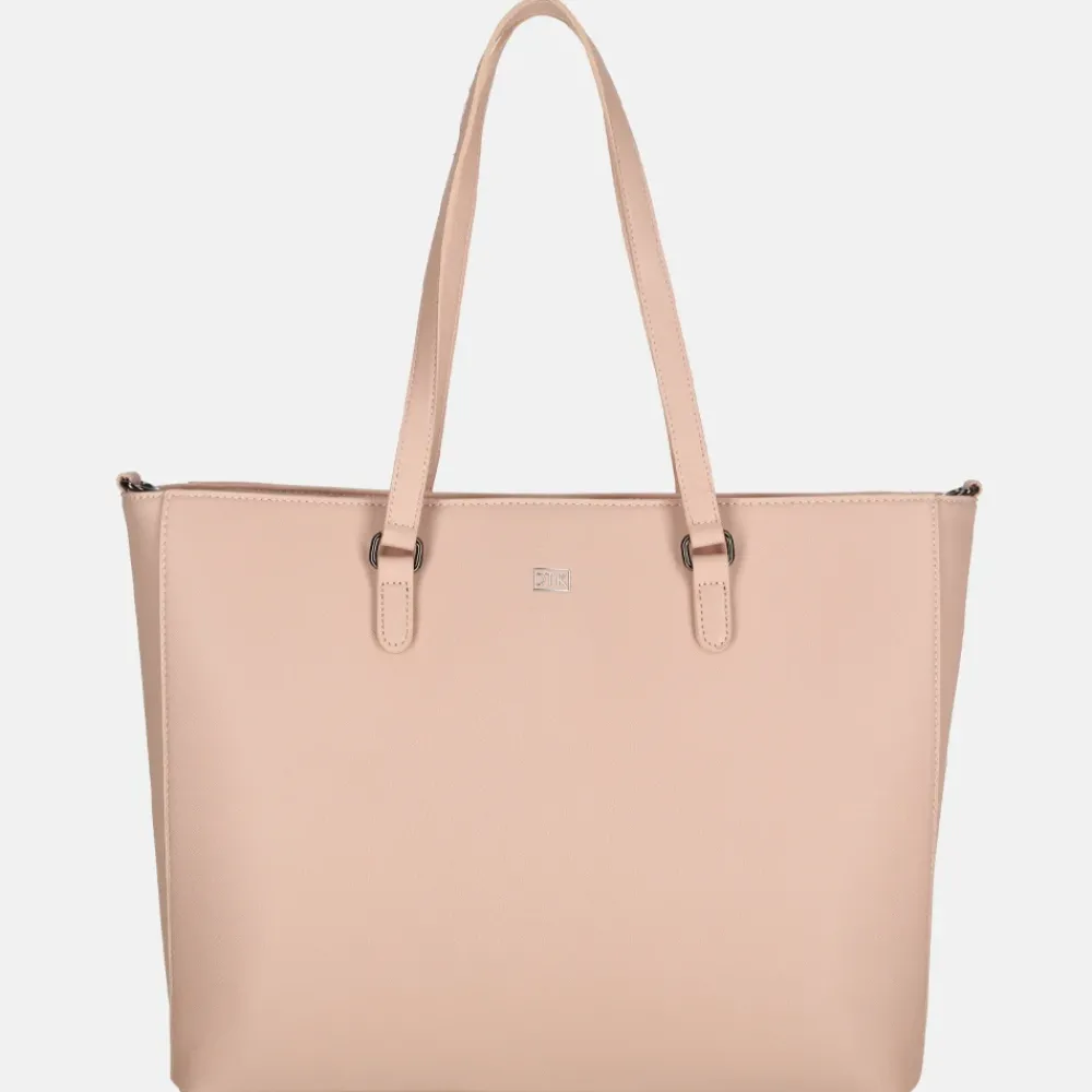 Shoppers^Duifhuizen Saffiano shopper L oudroze