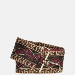 Schouderbanden^Duifhuizen schouderband black pink