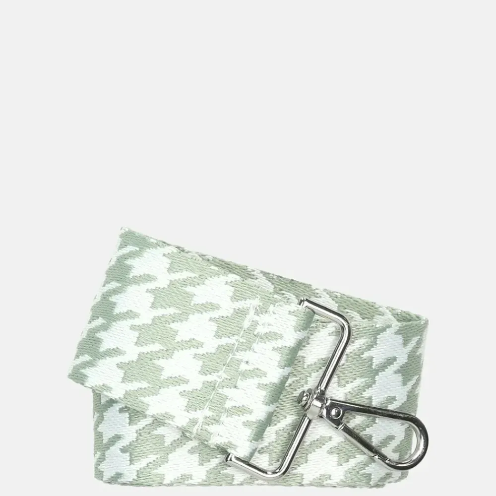 Schouderbanden^Duifhuizen schouderband pied du poule light green