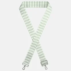 Schouderbanden^Duifhuizen schouderband pied du poule light green
