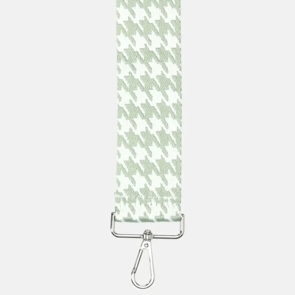Schouderbanden^Duifhuizen schouderband pied du poule light green