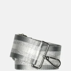 Schouderbanden^Duifhuizen schouderband streep light grey