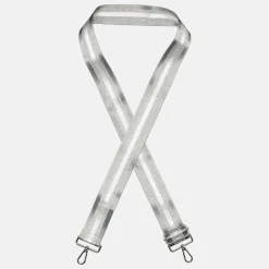 Schouderbanden^Duifhuizen schouderband streep light grey