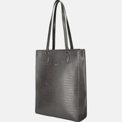 Schoolhandtassen | Dames Laptoptassen^Duifhuizen shopper 14 inch middengrijs