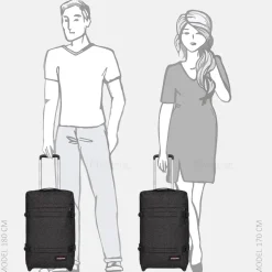 Handbagage Tassen | Reistassen Op Wielen^Eastpak Transit'r reistas op wielen S spark black