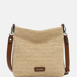 Crossbody Tassen^Emily & Noah Elda crossbody tas raffia sand