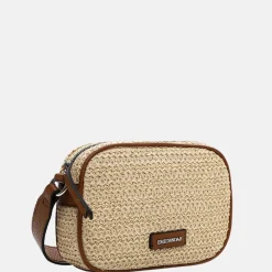 Crossbody Tassen^Emily & Noah Elda crossbody tas raffia sand