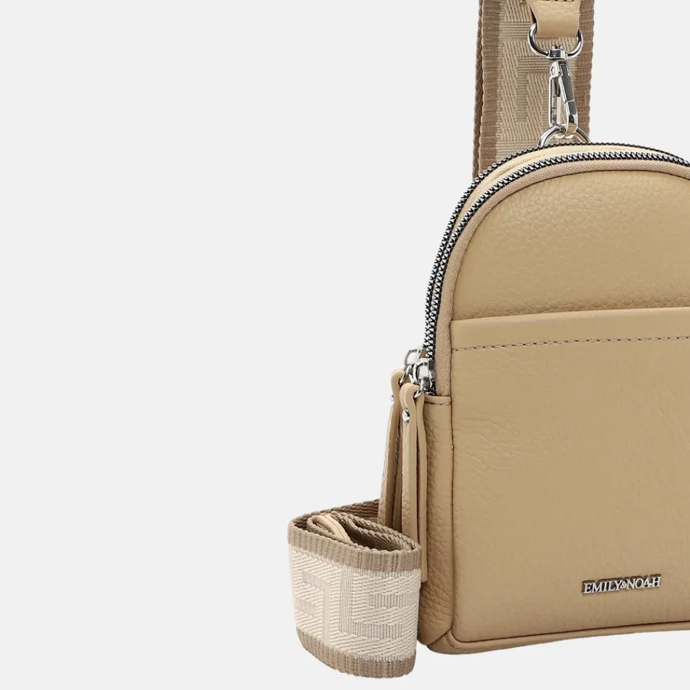 Crossbody Tassen^Emily & Noah Elena crossbody tas camel