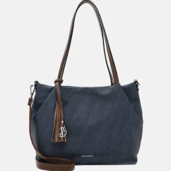 Shoppers^Emily & Noah Elke shopper blue/taupe