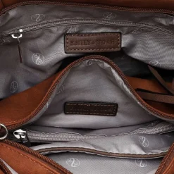 Shoppers^Emily & Noah Elke shopper cognac