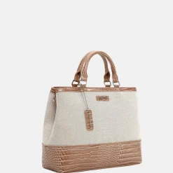 Handtassen^Emily & Noah Emilia handtas M taupe