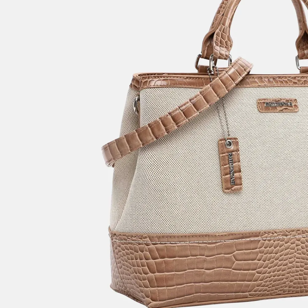 Handtassen^Emily & Noah Emilia handtas M taupe