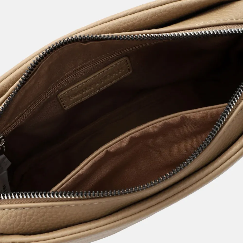 Crossbody Tassen^Emily & Noah Enie crossbody tas taupe