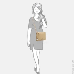 Crossbody Tassen^Emily & Noah Enna crossbody tas L sand