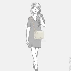 Crossbody Tassen^Emily & Noah Enna crossbody tas L keramiek