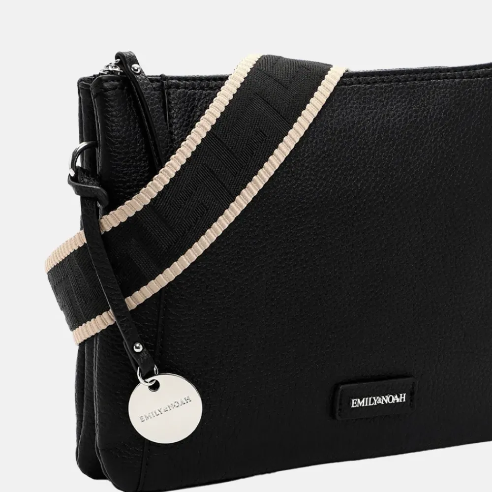 Crossbody Tassen^Emily & Noah Enna crossbody tas L black