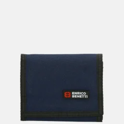 Heren Portemonnees | Dames Portemonnees^Enrico Benetti Amsterdam portemonnee blauw